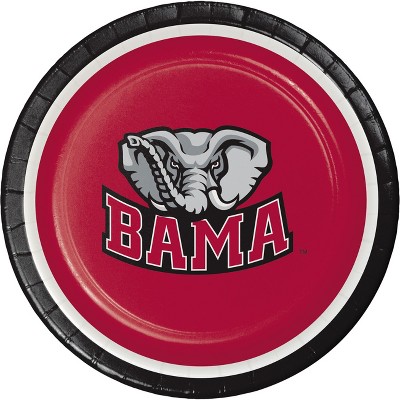 24ct Alabama Crimson Tide Dessert Plates Red - NCAA