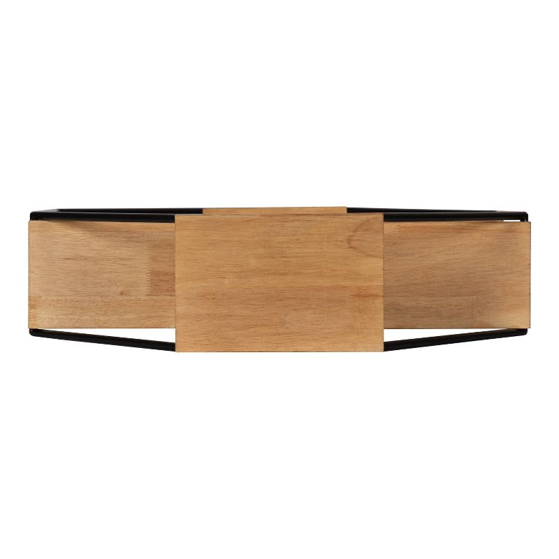 Lintz Octagon Floating Wall Shelves - Kate & Laurel All Things Decor, 6 of 11