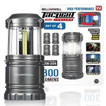 Bell + Howell Ultra Bright Taclight Mini Collaspible Lanterns 300 Lumens - 4 Pack