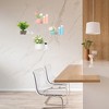 Unique Bargains Acrylic Floating Storage Display Wall Shelves for Bathroom Bedroom - 4 of 4