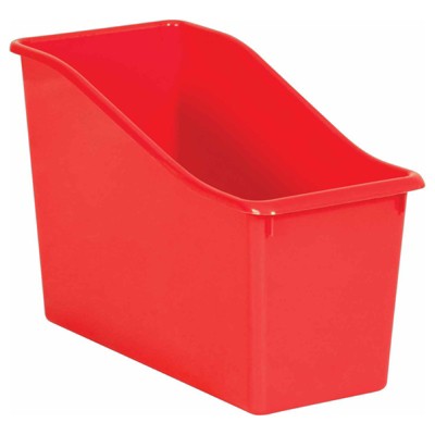 Teacher Created Resources Red Plastic Book Bin (Pack of 6)