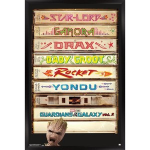 Trends International Marvel Cinematic Universe - Guardians of the Galaxy 2 - Tapes Framed Wall Poster Prints - 1 of 4