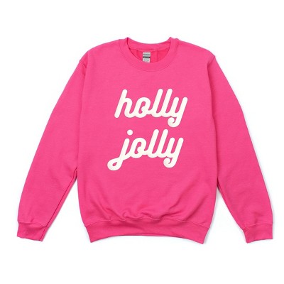 Simply Sage Market Women's Graphic Sweatshirt Holly Jolly Bold Cursive
