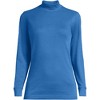 Lands' End Women's Relaxed Cotton Long Sleeve Mock Turtleneck - 3 of 3