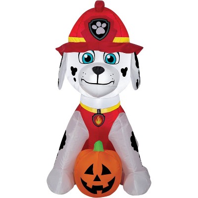 Airblown Marshall Jack-O' Lantern Inflatable Paw Patrol Inflatable Holiday Decorations