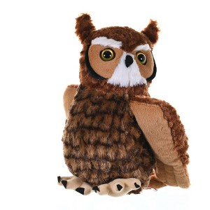 Wild Republic Cuddlekins Great Horned Owl Stuffed Animal, 12 Inches - 1 of 4
