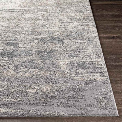 Oostzaan Medium Gray Hand-Knotted Wool Area Rug 5'3" x 7'3"