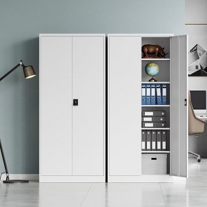 Mlezan Storage Cabinet with Locking Doors, 72" Tall 18" Deep Metal Cabinet with 5 Adjustable Shelves for Garage，Pantry, Office,  Home Kitchen,Garage - 1 of 4
