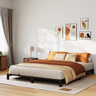 6 Inch Tiwn Bed Frame, Heavy Duty Metal Platform Bed Frame with Durable Iron Slat Support and Legs
