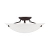Livex Lighting Oasis 3 - Light Flush Mount in  Bronze - 3 of 4