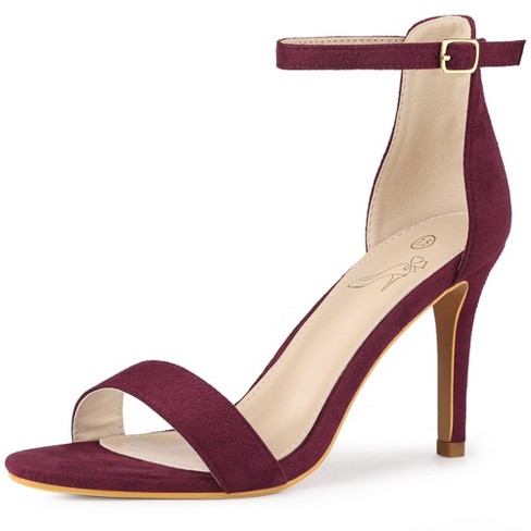 Target burgundy hot sale heels