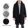 Alpine Swiss Zach Men’s Wool Blend Overcoat – Knee-Length Trench Coat, Runs Large for Layering Over Suits or Sweaters - 3 of 4