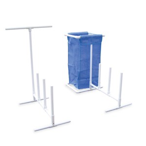 Swimline Hydro Tools Swimming Pool Mesh Bag Poolside Toy Organizer with Towel Hanger 37" - Blue - 1 of 3
