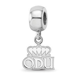 Black Bow Jewelry Sterling Silver Old Dominion Monarchs NCAA Bead Charm - 1 of 4