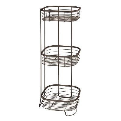 3 Tier Forma Shower Shelf Square - iDESIGN