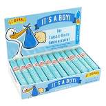 It's A Boy Blue Bubble Gum Cigar Box - 25.2oz/36ct