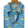 HAPPY BAY Mens Hawaiian Shirts Short Sleeve Button Down Shirt Men's Casual Shirts Holiday Tropical Beach Summer Party Shirts for Men - 3 of 4