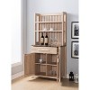 Governors 1 Drawer Baker's Rack Weathered Sand - HOMES: Inside + Out: Faux Marble Top, 6 Shelves, MDF - 3 of 3