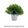 Unique Bargains Artificial Plants Mini Gypsophila Plastic 2.36"x2.36"x5.12" 1 Pc - 3 of 4
