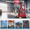 1550W 2 in Magnetic Drill Press, Twist Drill Adapter for Industrial, Metalworking - 3 of 4