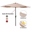 Tangkula 9 Ft Patio Table Market Umbrella Yard Outdoor w/ Heavy-duty Umbrella Base - image 4 of 4