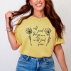 Simply Sage Market Wild and Free Flowers Garment Dyed Tee - 3 of 4