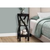 Accent Table, Side, End, Plant Stand, Square, Living Room, Bedroom, Brown Laminate, Contemporary, Modern - 4 of 4