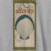 Rerun Island Men's La Dolce Vita Shell Long Sleeve Graphic Cotton Sweatshirt Hoodie - 2 of 4