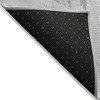 Gray Charcoal And Silver Floral Washable Indoor Outdoor Area Rug - 4 of 4