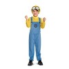 Toddler Despicable Me 2 Minions Bob Halloween Costume Jumpsuit with Hat - 4 of 4