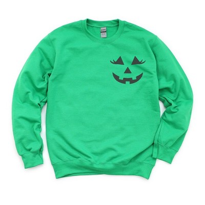 Simply Sage Market Women's Graphic Sweatshirt Embroidered Lady Jack- O - Lantern