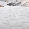 Kate Aurora Red Hook Cut Leaf Embossed Chenille Ultra Plush & Fluffy 18"x 18" Filled Accent Throw Pillow With Removable Zipper Shell/Cover - 2 of 4