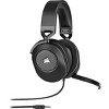 Corsair HS65 SURROUND Wired Gaming Headset - Carbon - Mini-phone (3.5mm) - Wired - 32 Ohm - 20 Hz to 20 kHz - On-ear - Binaural - 0.07" Cable - 2 of 4