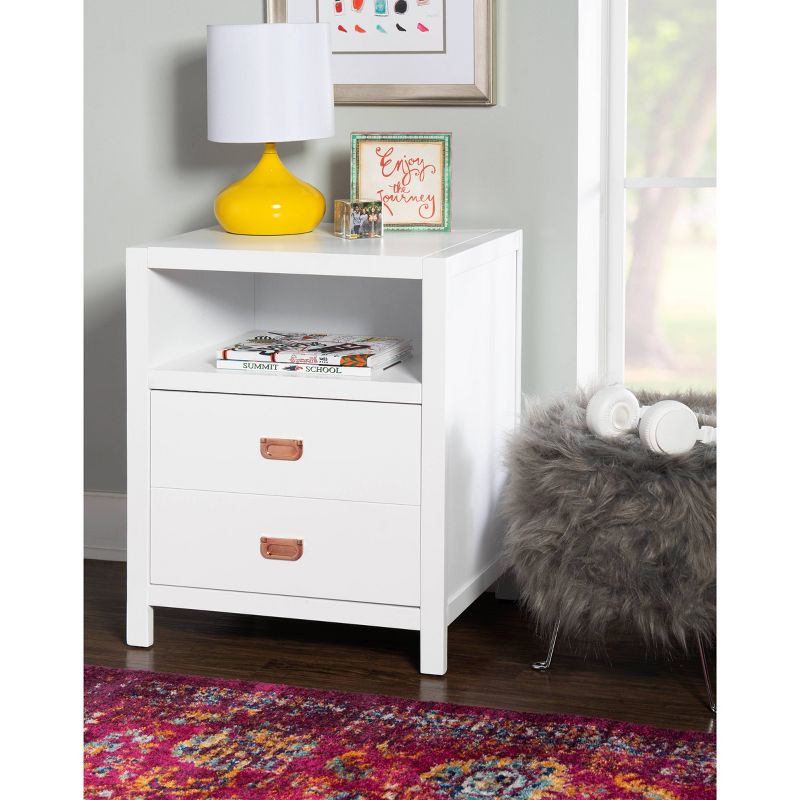 Peggy Transitional End Table White - Linon, 3 of 18