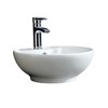 Fine Fixtures Round Vessel Sink Vitreous China With Overflow - 3 of 4