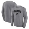 NFL Las Vegas Raiders Men's Gray Crew Fleece Sweatshirt - 3 of 3