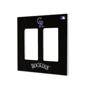 MLB National League Teams Solid Hidden-Screw Light Switch Plate for Double Rocker - 1 of 4
