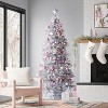 7.5' Pre-Lit LED Tinsel Artificial Christmas Tree - Wondershop™ - 2 of 4