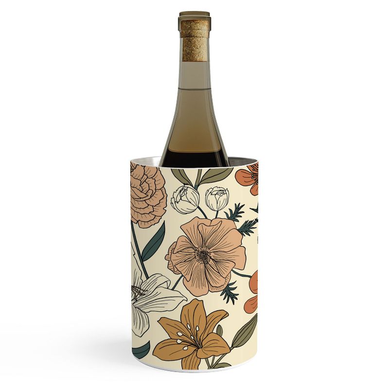 Emanuela Carratoni Spring Floral Mood Wine Chiller - Deny Designs, 1 of 3