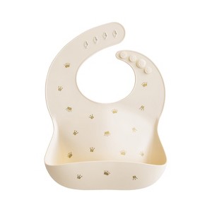 Mushie Silicone Baby Bib - 1 of 4
