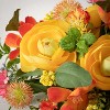 Sullivans Artificial Blooming Ranunculus Wreath - 2 of 3
