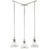 Hatteras Bay 10.25" 1 Light mini pendant with Satin Etched White With Clear Fresnel Lens Olde Bronze® - 3 of 3
