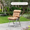 ARTPLAN All Weather Chair Outdoor Cushions of Adirondack Chair with High Back Wicker Tufted Pillow for Outdoor Furniture - 2 of 4
