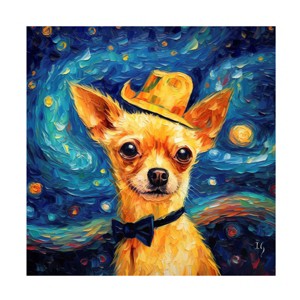 Trademark Fine Art - Ivan Guaderrama Twinkle in Canine Eyes Canvas Art - 1 of 4