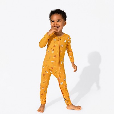 Bellabu Bear Baby Basketball Bamboo Convertible Footie