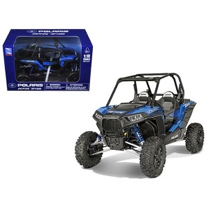 Polaris RZR XP 1000 Dune Buggy Blue 1/18 Diecast Model by New Ray - 1 of 3