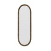 VYNXARIA 47"x16" Iron Art Oval Retro Mirror, Antique Effect,Wall Hanging,Suitable For Living Room,Bedroom, Entrance (Gold) - 4 of 4