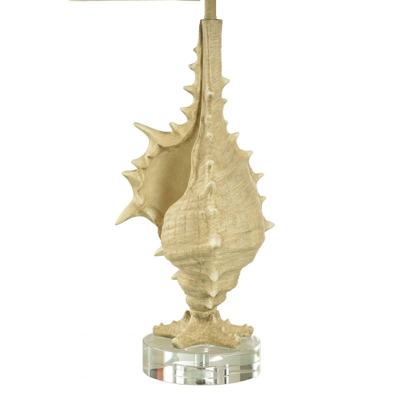 Porthaven Coastal Conch Body Table Lamp Clear Finish - StyleCraft, 4 of 8