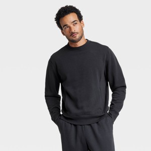 Men's Cotton Fleece Crewneck Sweatshirt - All In Motion™ - 1 of 3