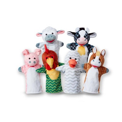 farm animal hand puppets